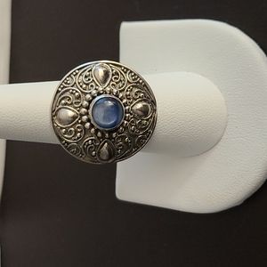 Opal Ring (blue) size 9 -925 (ss)